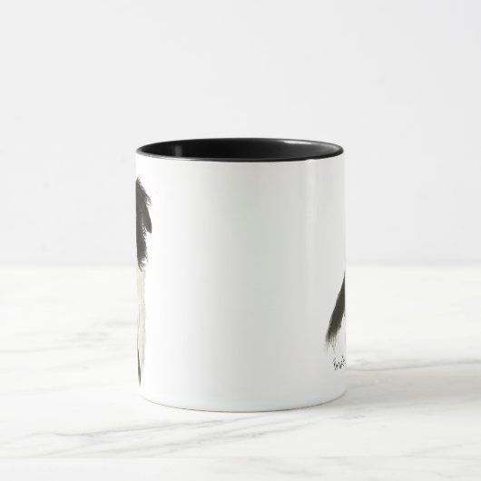 Bordure Collie Mug (Centre)