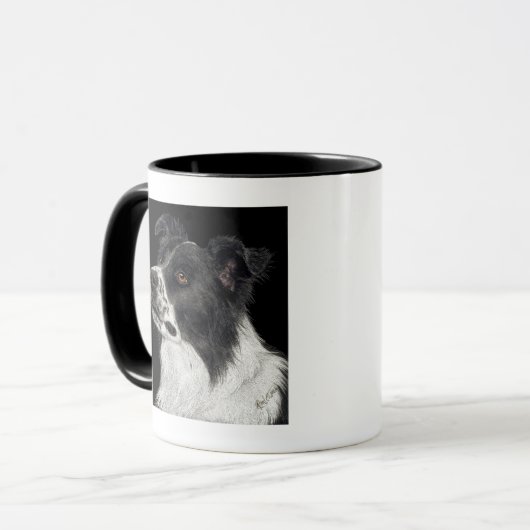Bordure Collie Mug - "Ben" (Devant gauche)