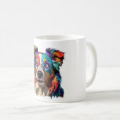 Bordure Collie Mug Cadeau pour les Amoureux de les (Devant droit)