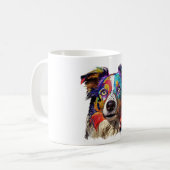 Bordure Collie Mug Cadeau pour les Amoureux de les (Devant gauche)