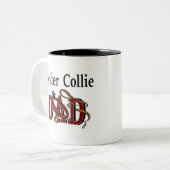 Bordure Collie Papa Mug (Devant gauche)