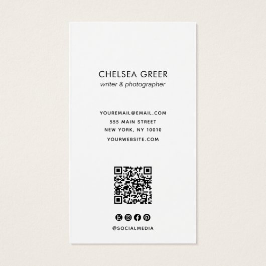 Bordure d'argent blanc simple et professionnelle (Dos)