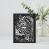 Bordure de carte postale Dragon (Debout devant)