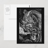 Bordure de carte postale Dragon (Devant / Derrière)
