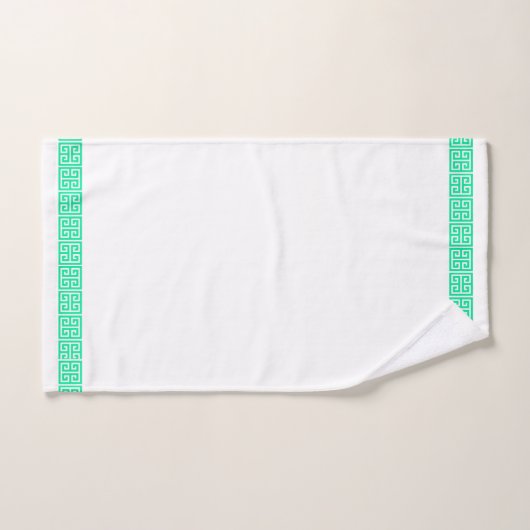 Bordure de clé grecque (Serviette à main)
