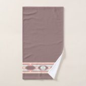 Bordure de design amérindien aztèque (Serviette à main)