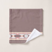 Bordure de design amérindien aztèque (Gant de toilette)