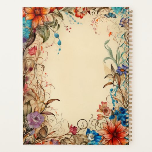 Bordure de fleurs assez personnalisée (Dos)