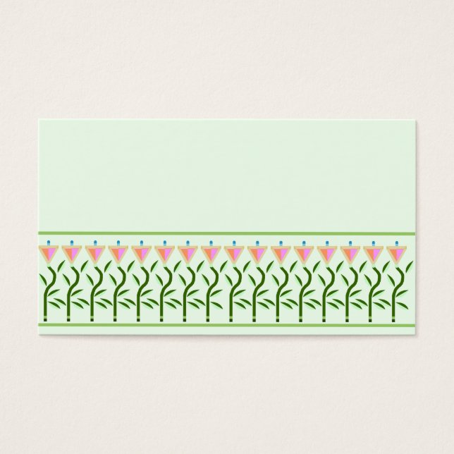 Bordure de fleurs de tulipes (Devant)