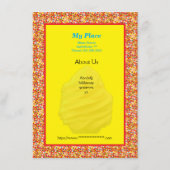 Bordure de paillettes de menu de glace (Dos)