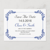 Bordure décorative Enregistrer la carte Date (Devant)