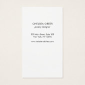 Bordure d'or moderne blanche (Dos)