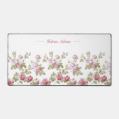 Bordure élégante Vintage rose rose personnalisée (Recto)