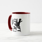 Bordure en détresse - Mug à 2 côtés (Devant gauche)