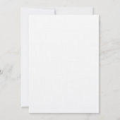 Bordure en plumes Enregistrer la date Invitation (Dos)