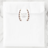 Bordure en plumes Enregistrer les stickers de date (Sac)
