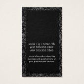 Bordure encadrée or/argent (Dos)