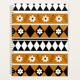 Bordure Fleur Diamant Boho Motif Floral