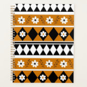 Bordure Fleur Diamant Boho Motif Floral (Devant)