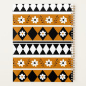 Bordure Fleur Diamant Boho Motif Floral (Dos)