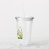 Bordure florale en verre plastique de jonquilles j (Gauche)