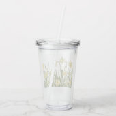 Bordure florale en verre plastique de jonquilles j (Dos)