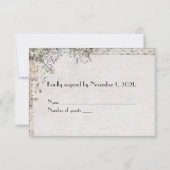 Bordure florale vintage RSVP (Devant)