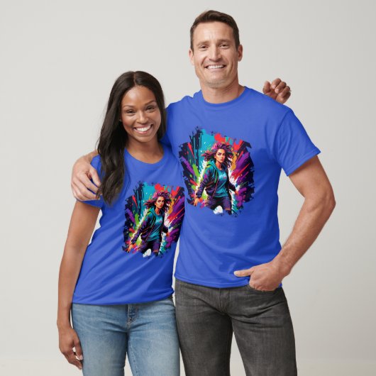 Bordure Hypernova : T-shirt d'éclatement cosmique (Unisexe)