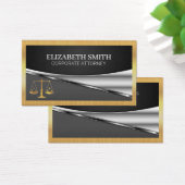 Bordure métallique or | Échelles de justice (Bureau)