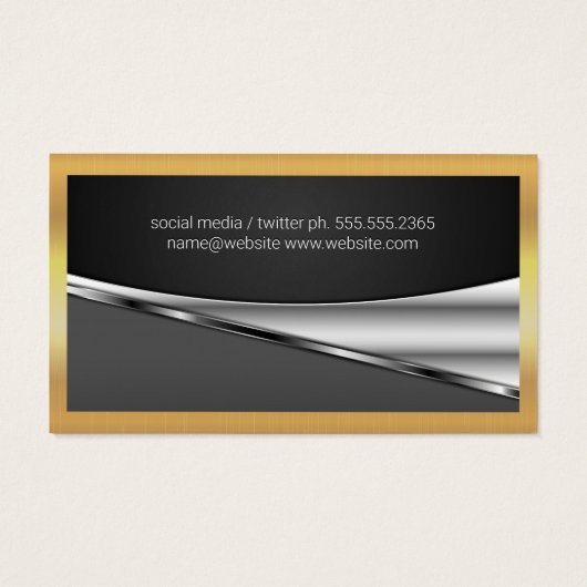 Bordure métallique or | Échelles de justice (Dos)