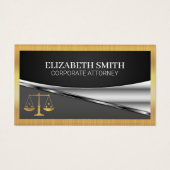 Bordure métallique or | Échelles de justice (Devant)