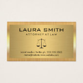 Bordure métallique or | Métal d'or brossé (Devant)