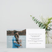 Bordure mince, photo, changer la carte de date (Debout devant)