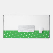 Bordure moderne pointillée vert brillant sur fond  (Clavier et souris)