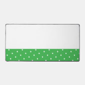 Bordure moderne pointillée vert brillant sur fond  (Recto)