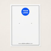 Bordure noire mince Blanc personnalisé Ajouter une (Devant)