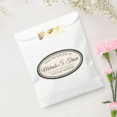 Bordure ovale de la cuisine des sacs Favor (Scellé)