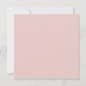Bordure rose Vague Vingt et un Invitation annivers (Dos)