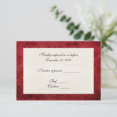 Bordure rouge RSVP (Debout devant)