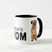 Bordure Terrier à deux côtés Maman Mug (Devant droit)