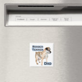 Bordure Terrier Papa 4 - Magnet (In Situ (Lave-vaisselle))