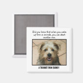 Bordure Terrier Personnalisé Magnet personnalisé (Recto/Verso)