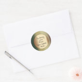Bordure verte de mousse avec Étiquette cadeau du c (Enveloppe)