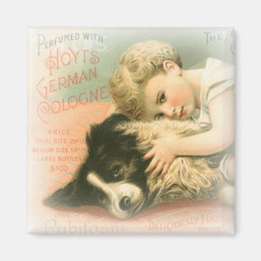 Bordure vintage Collie Magnet (Devant)