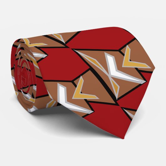 Bordures SharKC ROUGE : Cravate de style KC (Roulé)