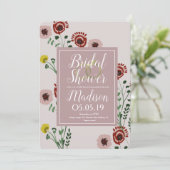 Borduurde Vrijgezellenfeest Folie Kaart (Staand voorkant)