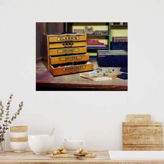 Borduurdraad voor verkoop poster (Keuken)