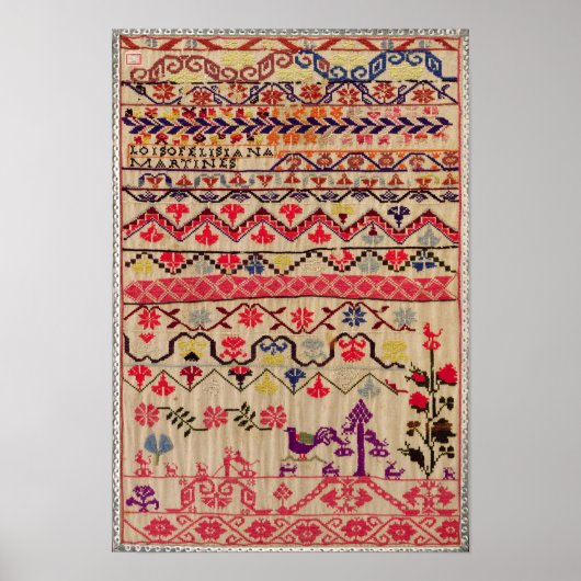 Borduurmonsternemer Poster (Voorkant)