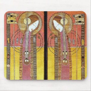 Borduurpanelen van Margaret Macdonald Muismat
