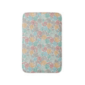 Borduurvormig fancy samengevoegd papier badmat (Voorkant Verticaal)